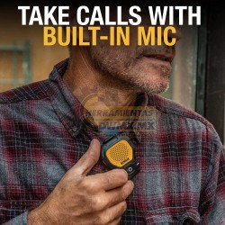 ALTAVOZ BLUETOOTH PORTATIL CON MICROFONO PARA MUSICA Y LLAMADAS DEWALT DXMA1901148